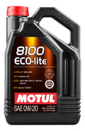Aceite Motul 8100 Ecolite 100% Sintético 5l -0w-20