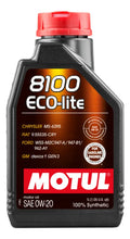 Aceite Motul 8100 Ecolite 100% Sintético 1l - 0w-20