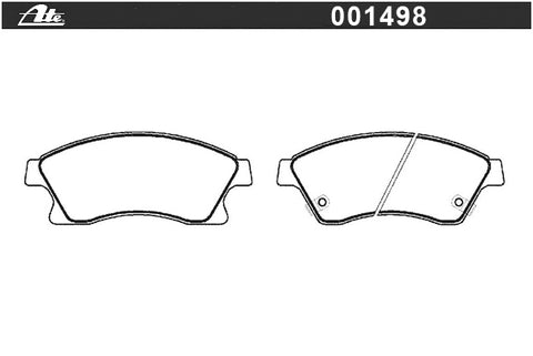 BALATAS DELANTERAS 8697 D1522