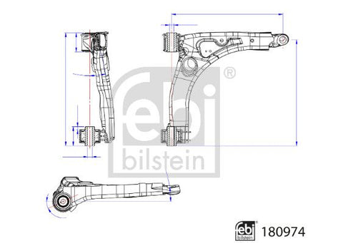 HORQUILLA DE SUSPENSION C/BUJES DERECHA