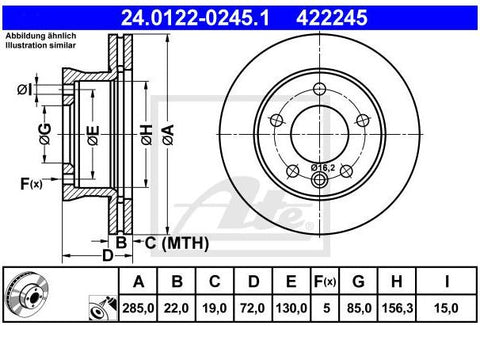 DISCO DE FRENOS DELANTERO