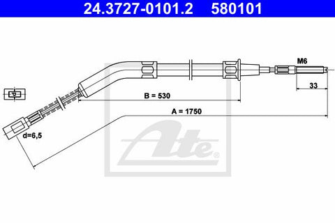 CABLE FRENO DE MANO