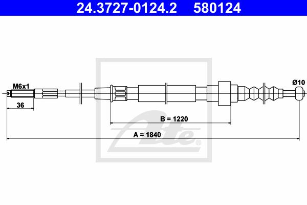 CABLE FRENO DE MANO