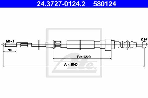 CABLE FRENO DE MANO