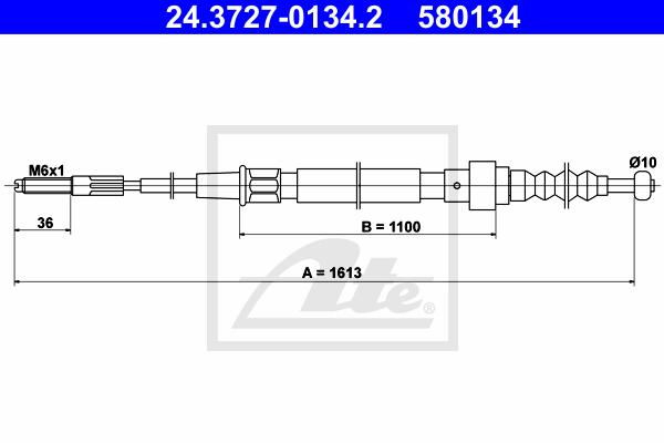 CABLE FRENO DE MANO