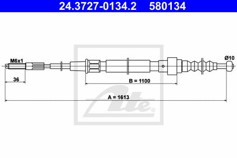 CABLE FRENO DE MANO