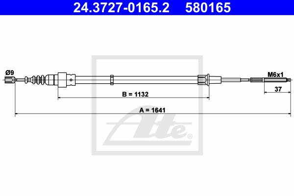 CABLE FRENO DE MANO