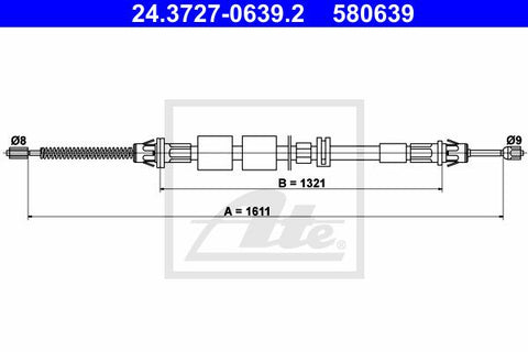 CABLE FRENO DE MANO