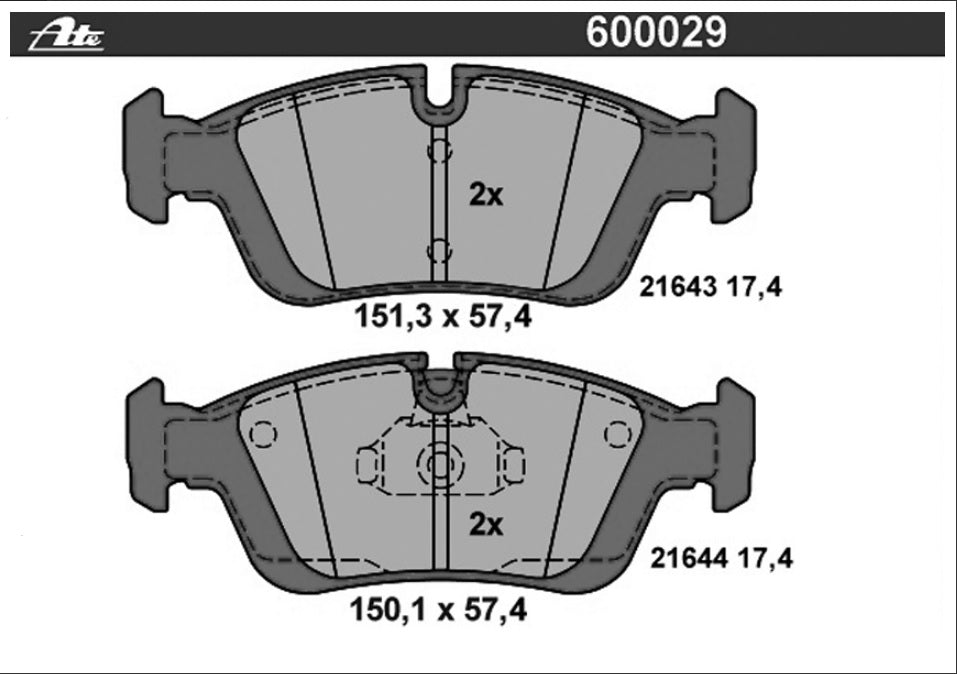 BALATAS DELANTERAS 7437 D558