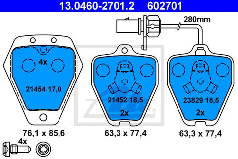 BALATAS DELANTERAS 8469 D1360