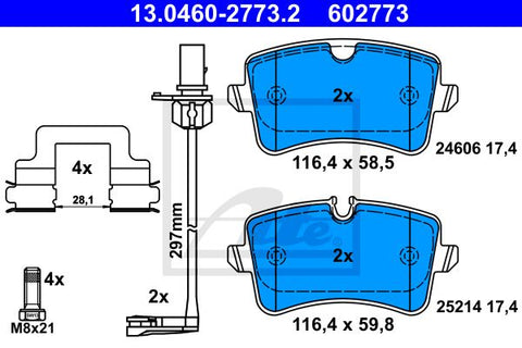 BALATAS TRASERAS 8755 D1547