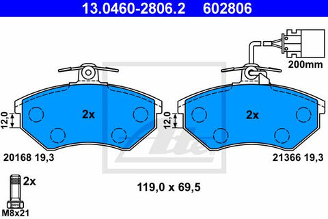 BALATAS DELANTERAS 7143 D227