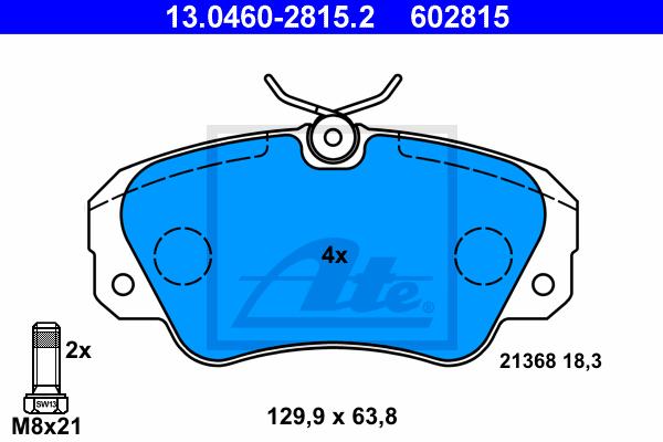 BALATAS DELANTERAS 7588 D720