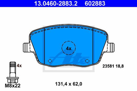 BALATAS DELANTERAS 8555 D1437
