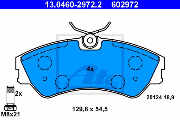BALATAS DELANTERAS 8657 D1457