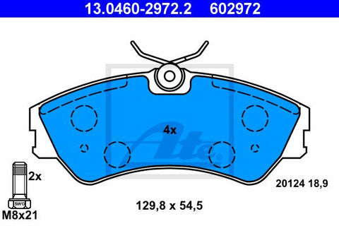 BALATAS DELANTERAS 8657 D1457
