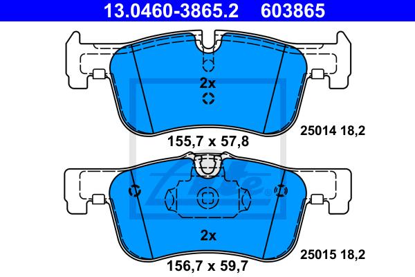 BALATAS DELANTERAS 9052 D1817