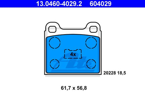 BALATAS DELANTERAS 7031 D096