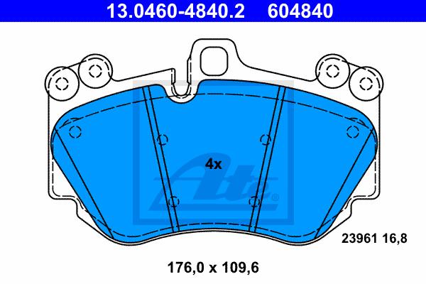 BALATAS DELANTERAS 8241 D1130