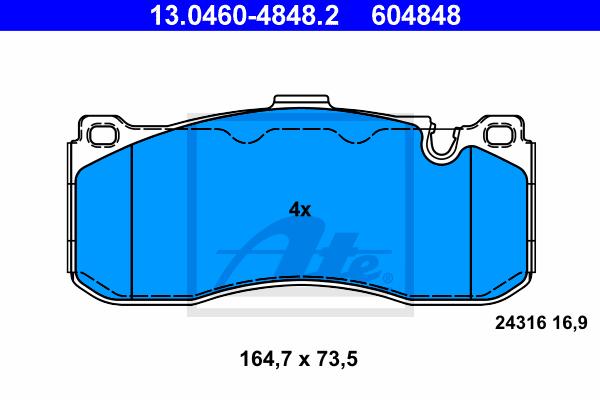 BALATAS DELANTERAS 8483 D1371