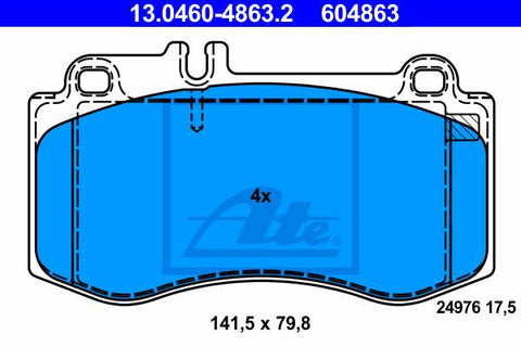 BALATAS DELANTERAS 8535 D1420