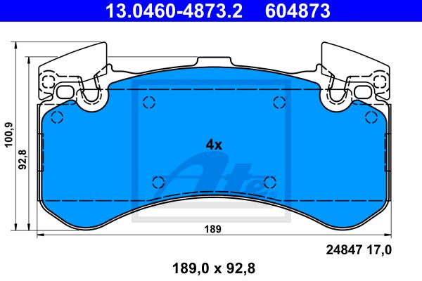 BALATAS DELANTERAS 8788 D1575
