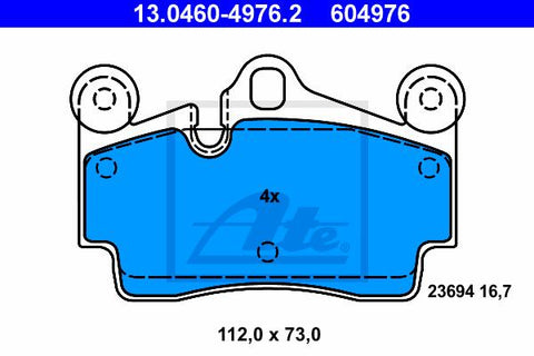 BALATAS TRASERAS 7908 D978