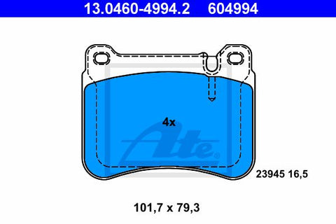 BALATAS DELANTERAS 8227 D1121