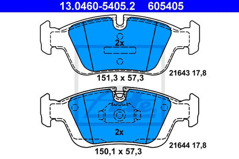 BALATAS DELANTERAS 7437 D558