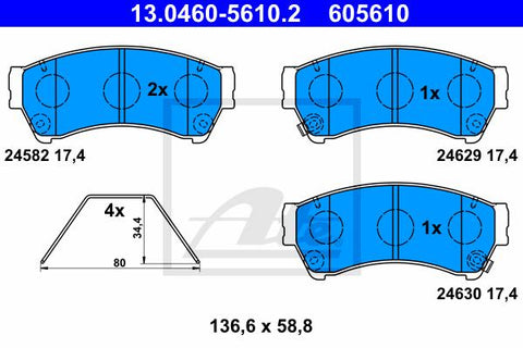 BALATAS DELANTERAS 8277 D1192