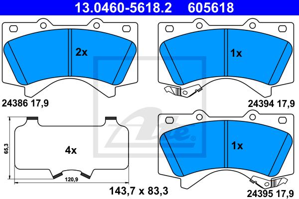 BALATAS DELANTERAS 8419 D1303