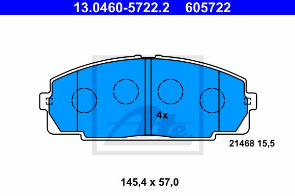 BALATAS DELANTERAS 8455 D1344