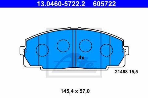BALATAS DELANTERAS 8455 D1344
