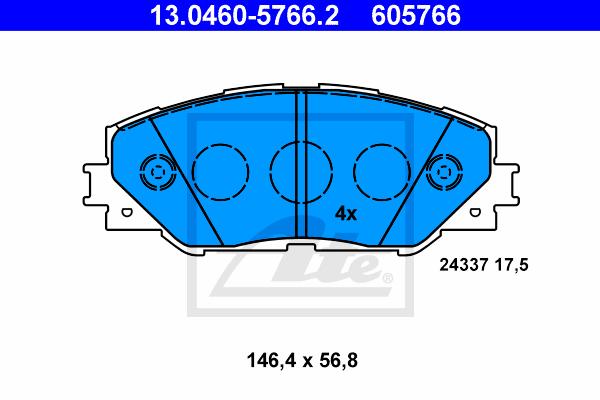 BALATAS DELANTERAS 8331 D1211