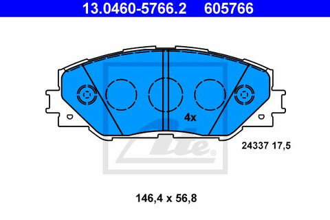 BALATAS DELANTERAS 8331 D1211