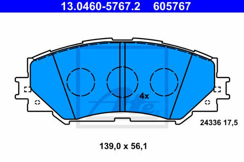 BALATAS DELANTERAS 8330 D1210