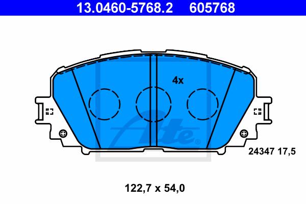 BALATAS DELANTERAS 8301 D1184