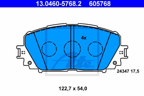 BALATAS DELANTERAS 8301 D1184