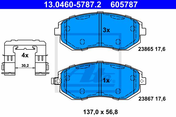 BALATAS DELANTERAS 7880 D929