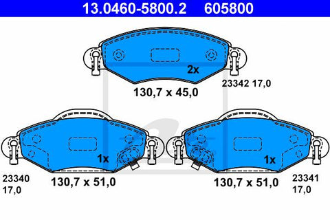 BALATAS DELANTERAS 8674 D1475
