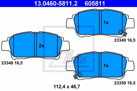 BALATAS DELANTERAS 7704 D831