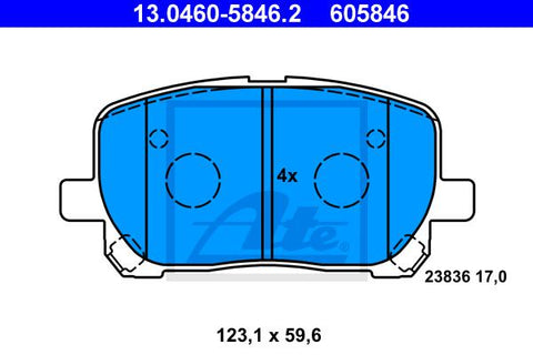 BALATAS DELANTERAS 7824 D923
