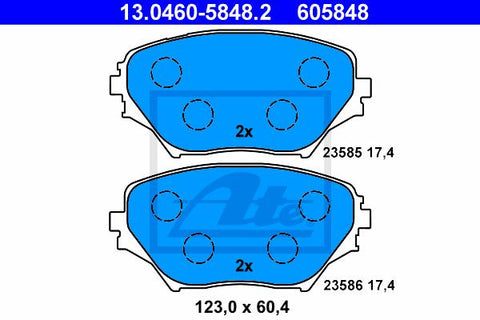 BALATAS DELANTERAS 7738 D862