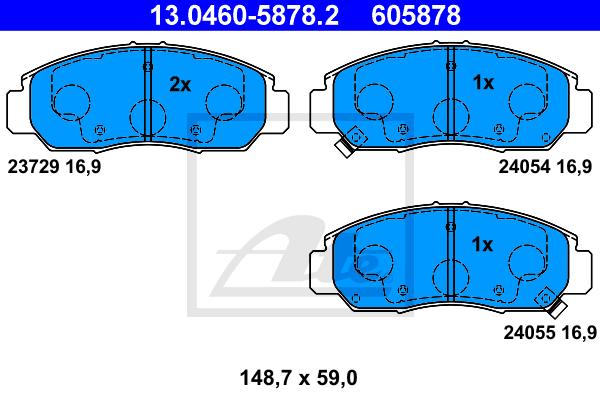 BALATAS DELANTERAS 7656 D787