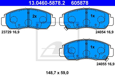 BALATAS DELANTERAS 7656 D787