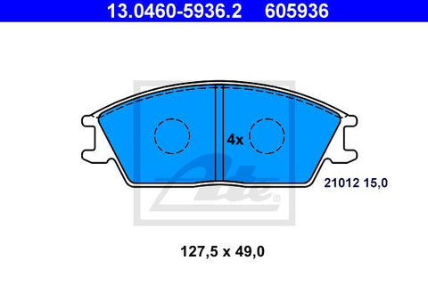 BALATAS DELANTERAS 7293 D440