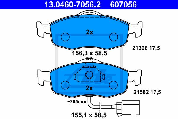BALATAS DELANTERAS 7528 D648