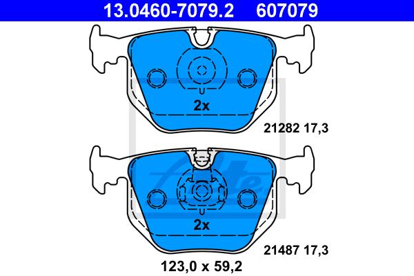 BALATAS TRASERAS 7427 D683