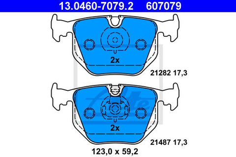 BALATAS TRASERAS 7427 D683