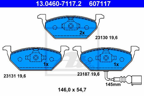 BALATAS DELANTERAS 7635 D768A